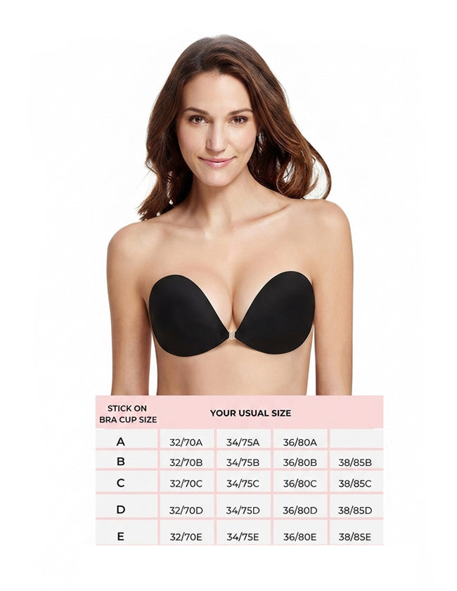 Adhesive Stick on Bra with Nipple Covers Set