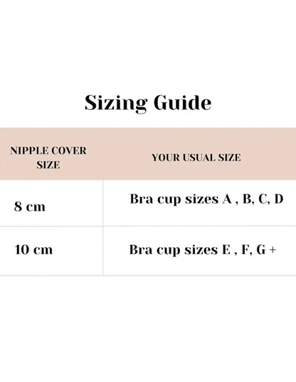Beige Silicone Nipple Covers with Travel Case