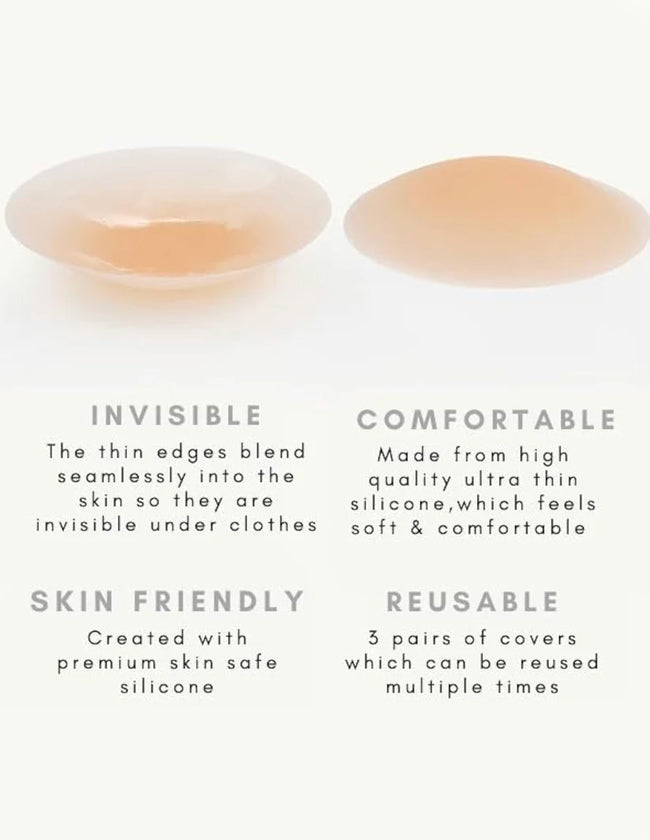 Brown Silicone Nipple Covers