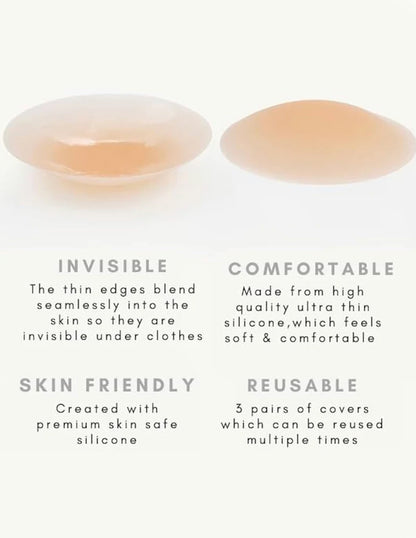 Brown Silicone Nipple Covers